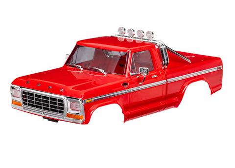 Traxxas 9812-RED 1979 Ford F-150 Truck Body, Red