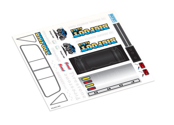 TRA9844 9844 TRX-4MT Bigfoot No. 1 Decal Sheet