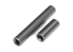 TRA9852-GRAY 9852-GRAY F/R Center Aluminum Female Driveshafts, Gray