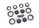 TRA9881-BLK 9881-BLK TRX-4M 1.0" Aluminum Beadlock Wheels, Black (4)