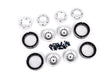TRA9881-SLVR 9881-SLVR TRX-4M 1.0" Aluminum Beadlock Wheels, Silver (4)