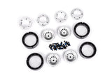TRA9881-SLVR 9881-SLVR TRX-4M 1.0" Aluminum Beadlock Wheels, Silver (4)