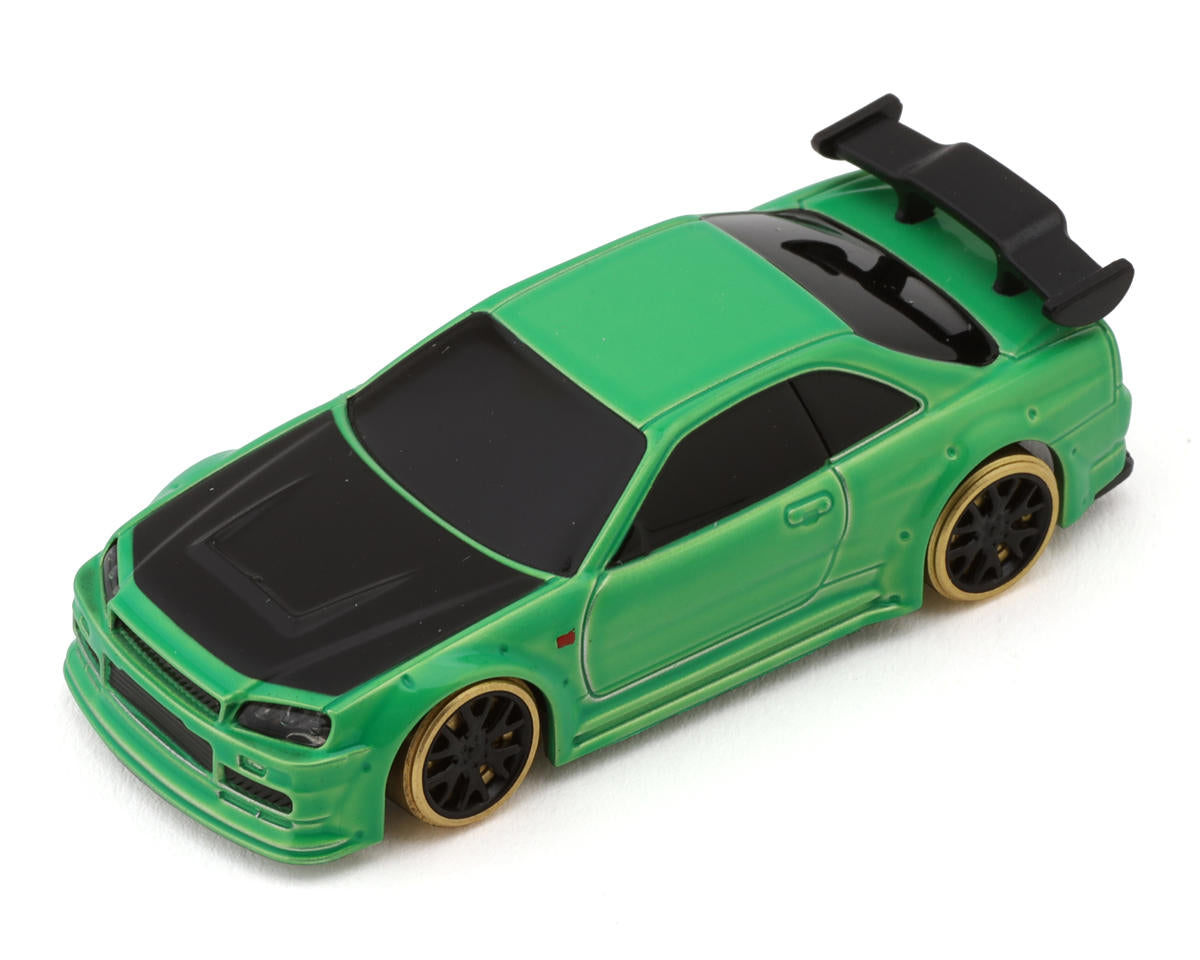 TRJ-C64-GN TRJ-C64-GN C64 1/76 2WD Drift Car RTR Combo, Green