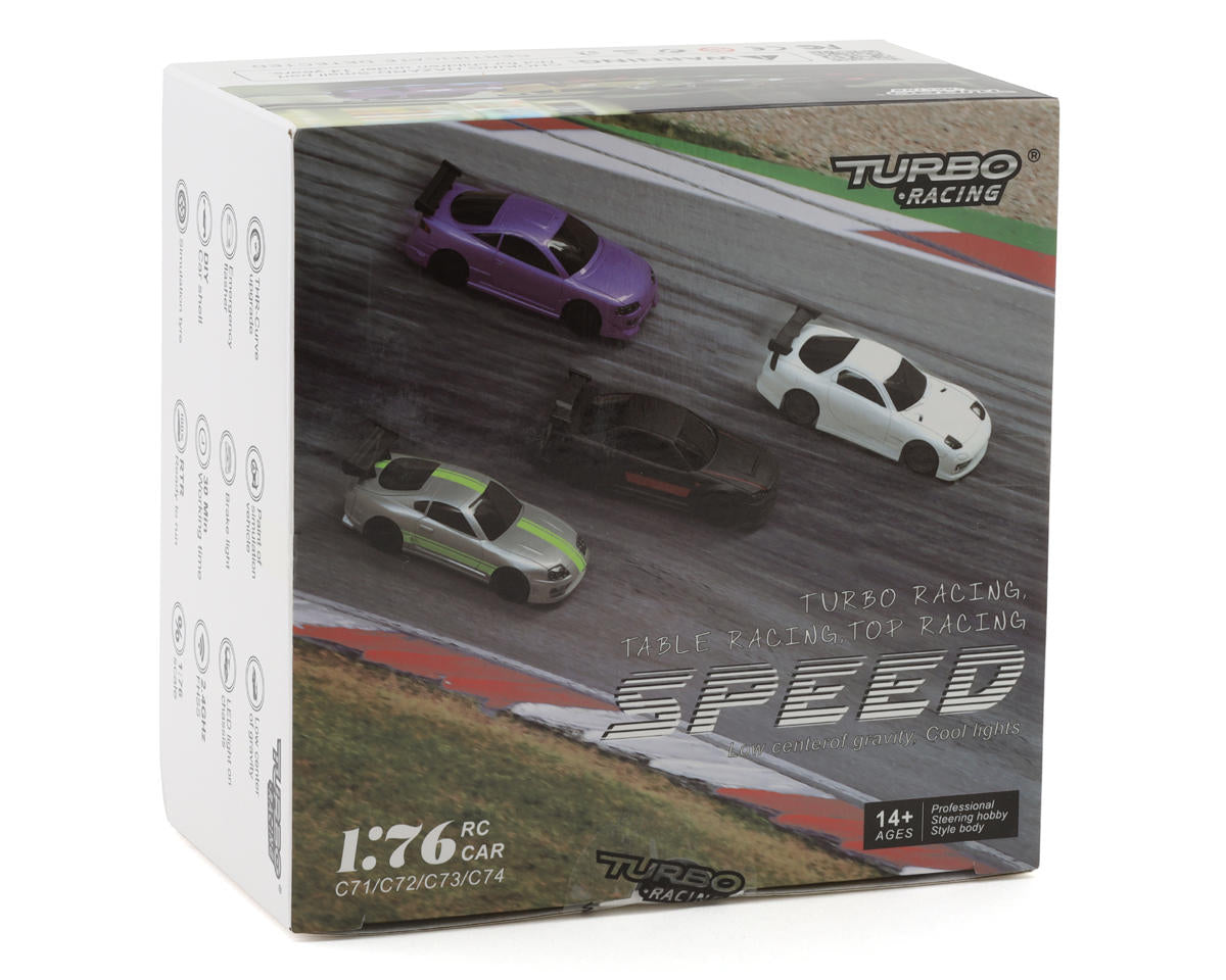 C73 1/76 2WD Micro On-Road Car RTR Combo, Grey