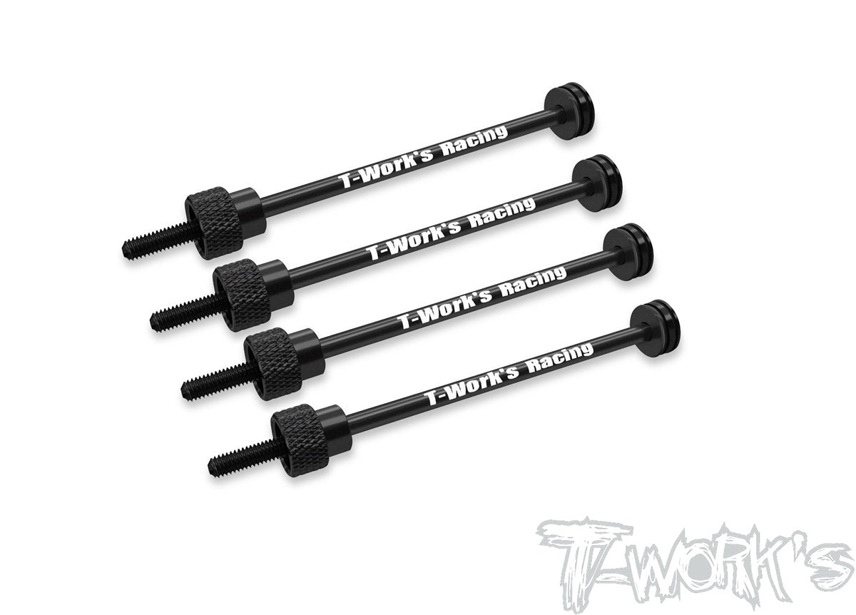 TWKTE-107BK TE-107BK 1/10 Touring Car Tire Holder, 100mm (4), Black
