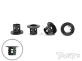 TWKTE-191-BK TE-191-BK Aluminum Lightweight Body Height Adjuster (4), Black