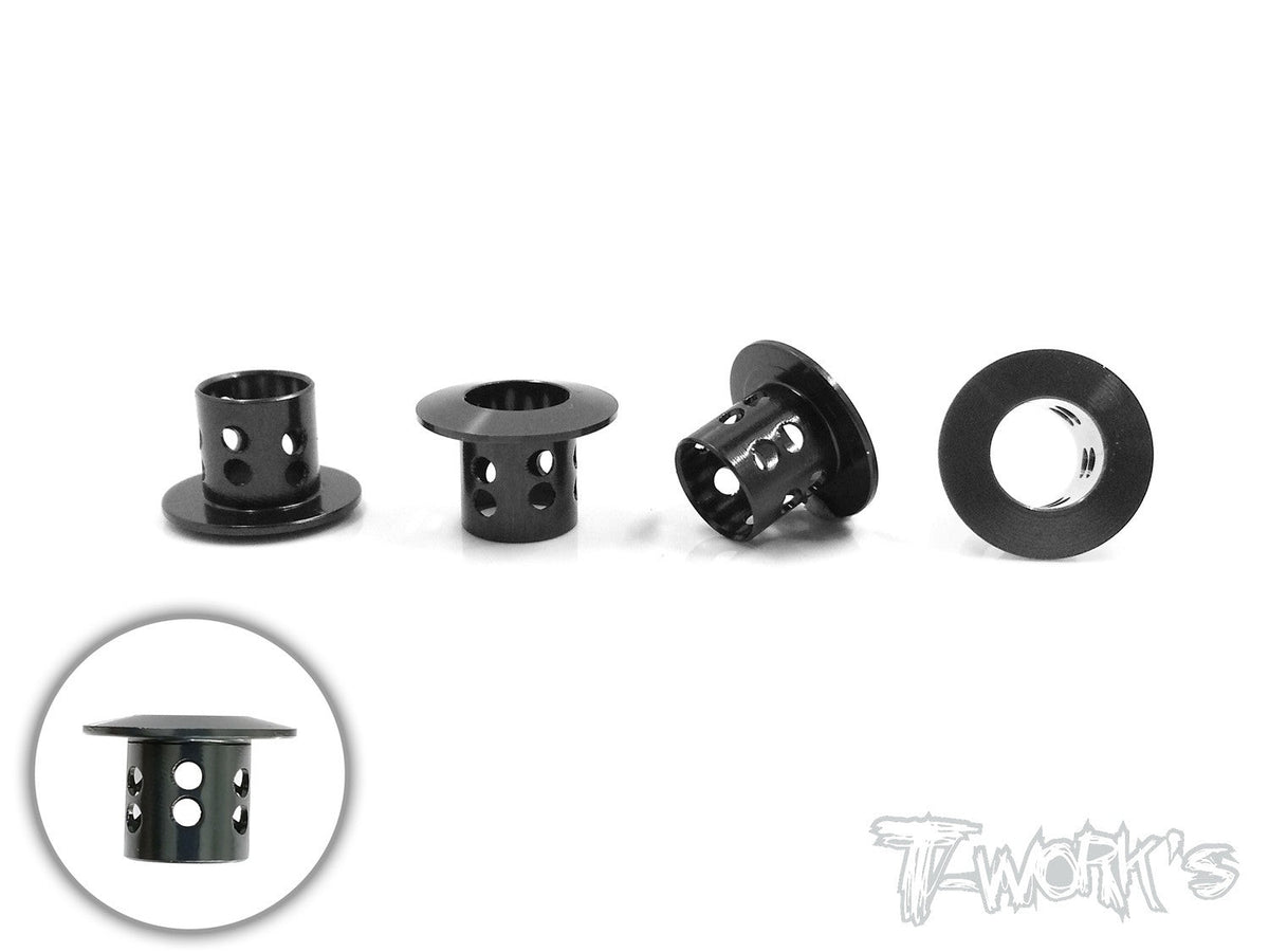 TWKTE-191-BK TE-191-BK Aluminum Lightweight Body Height Adjuster (4), Black