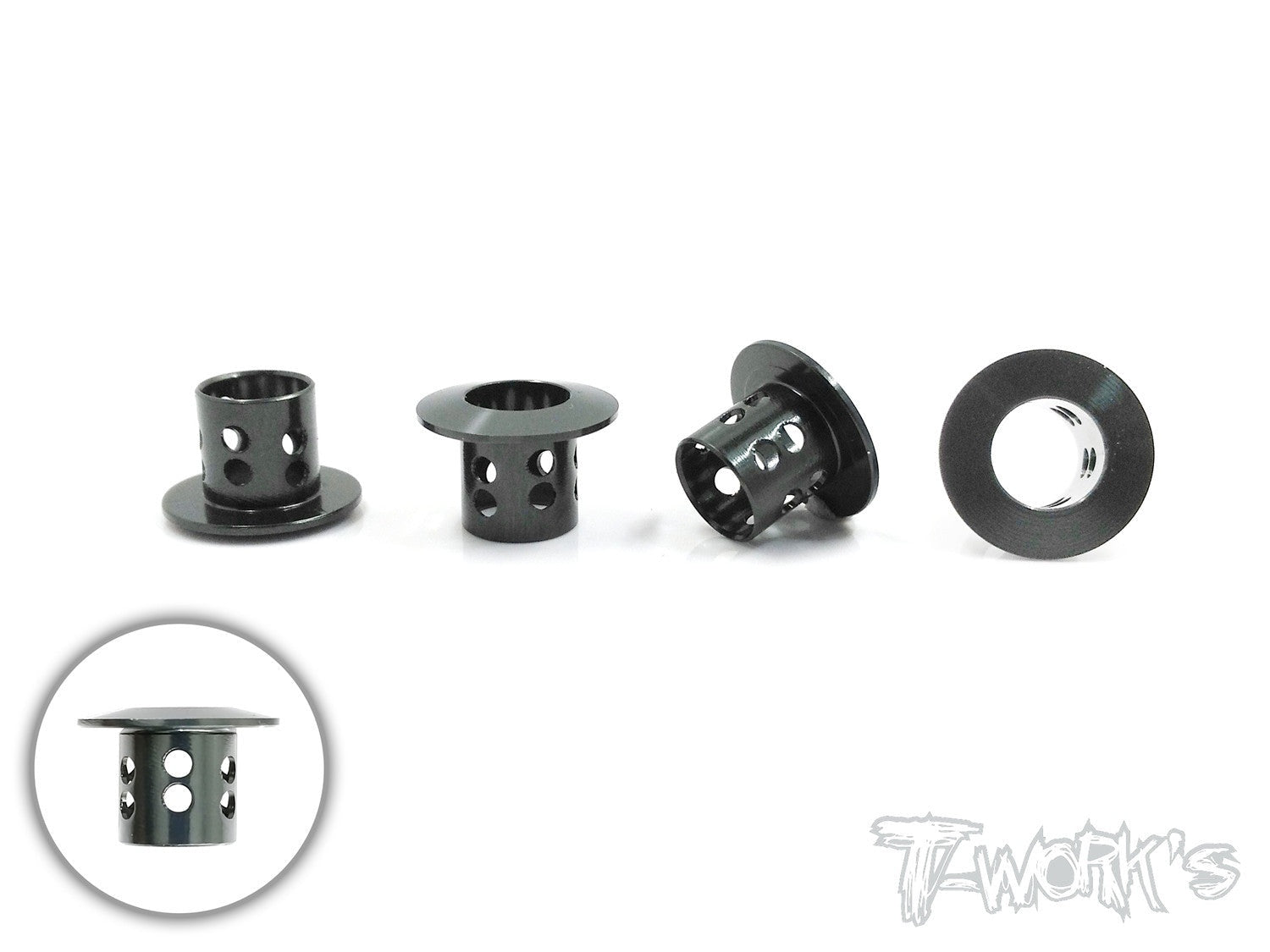 TWKTE-191-G TE-191-G Aluminum Lightweight Body Height Adjuster (4), Gray