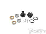 TWKTE-231-TC8-B TE-231-TC8-B Associated TC8 Wheel Hub Axle/Hex (2), +0.5mm