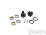 TWKTE-231-TC8-C TE-231-TC8-C Associated TC8 Wheel Hub Axle/Hex (2), +1.0mm