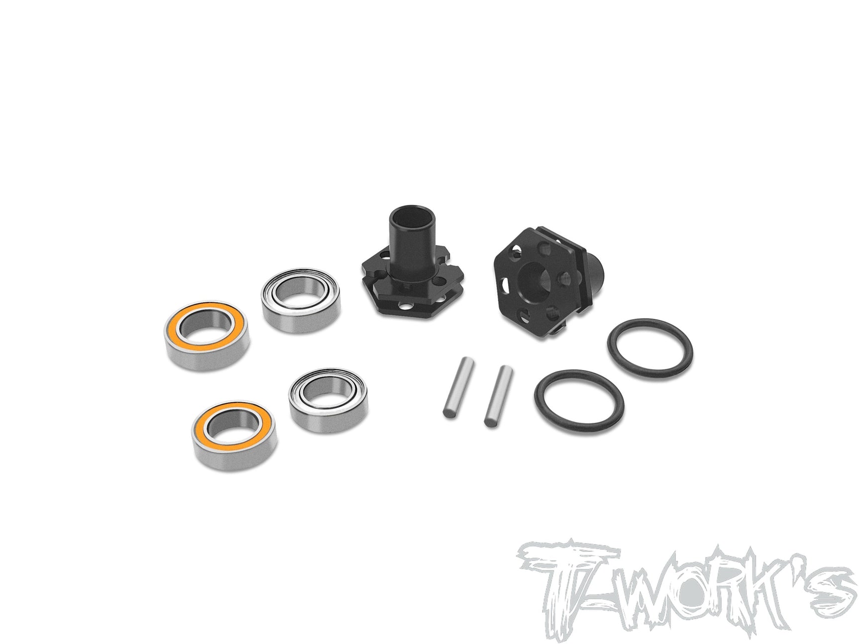 TWKTE-231-TC8 TE-231-TC8 Associated TC8 Wheel Hub Axle/Hex (2)