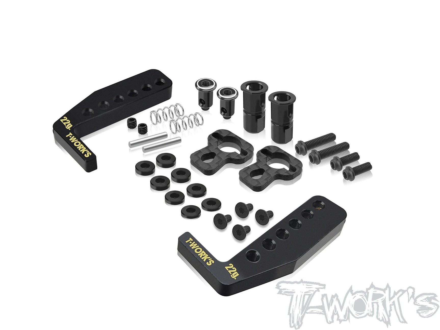 TWKTE-257-A800-B TE-257-A800-B Awesomatix A800R Easy-Snap Battery Holder Set, Brass