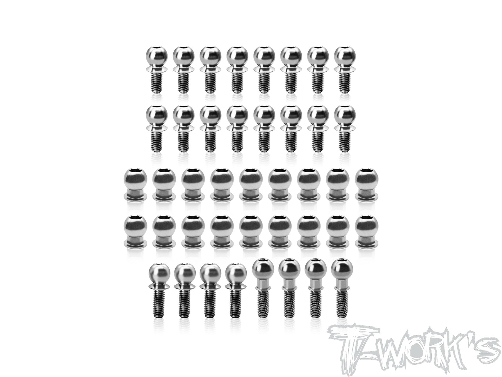 TWKTP-220-TC8 TP-220-TC8 Associated TC8 Titanium Ball Stud Set (42pc)