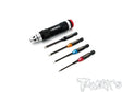 TWKTT-081 TT-081 Multi-Function Hex Tool Kit, 1.5, 2.0, 2.5, 3.0mm Bits w/ Handle