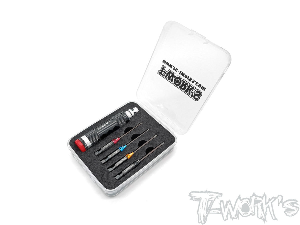 Multi-Function Hex Tool Kit, 1.5, 2.0, 2.5, 3.0mm Bits w/ Handle