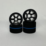ULT12FRB-JB 12FRB-JB Ulti Blue Stripe Spec 1/12 Foam Tire, Full Set (4)
