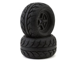 UPG-10001 UPG-10001 Street Radials 2.8in Pre-Glued Tires, 5-Star Wheels (2)