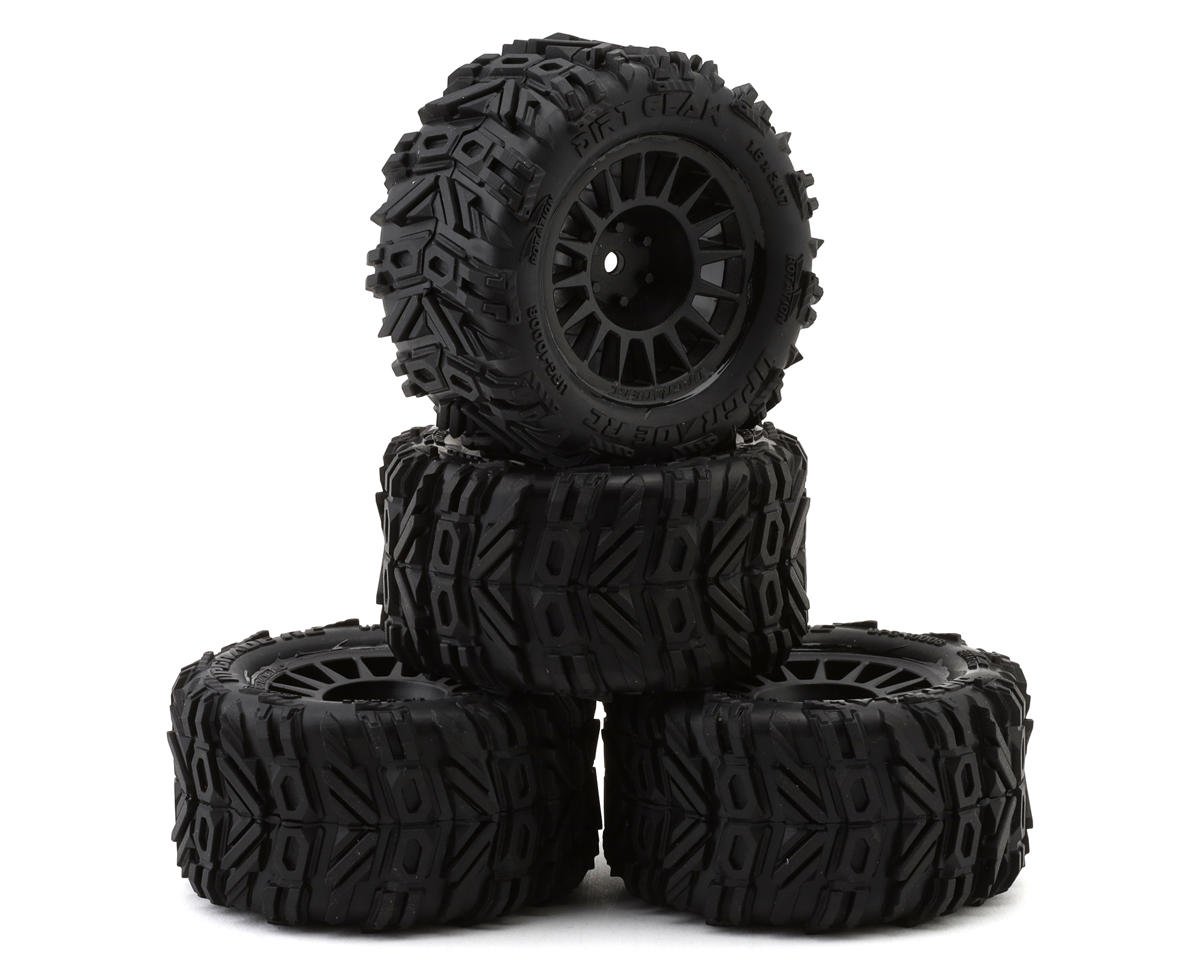 UPG-10008 UPG-10008 Dirt Claw Belted Pre-Glued Tires for Arrma Granite Grom (4)