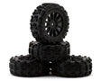 UPG-10010 UPG-10010 Saw Blade Pre-Glued Tires for Arrma Typhon Grom (4)