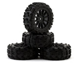 UPG-10010 UPG-10010 Saw Blade Pre-Glued Tires for Arrma Typhon Grom (4)