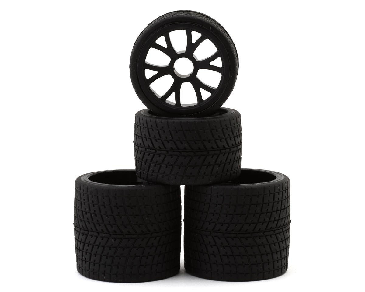 XCE-30252 XCE-3025.2 Excelerate R12 Rubber 1/12 Tires, Black (4)