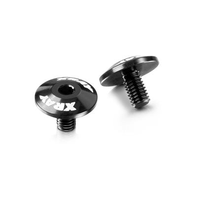 XRA302590 302590 Aluminum Dual Steering Arm Screw, M3x7 (2)
