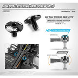 Aluminum Dual Steering Arm Screw, M3x7 (2)