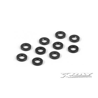 XRA303122-K 303122-K Aluminum Shim, 3x6x1.0mm, Black
