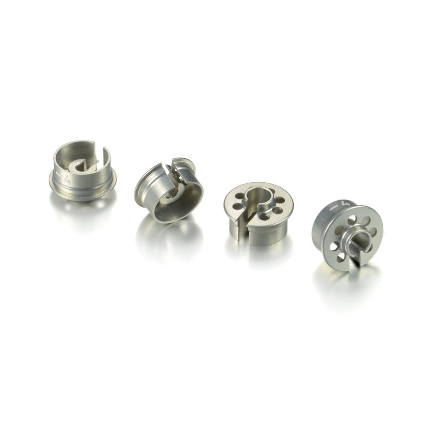 XRA368023 368023 Aluminum Shock Spring Retaining Collar, 4mm (4)