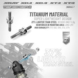 Titanium Screw Shock Pivot Ball w/ Hex (2)