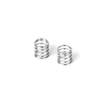 XRA372187 372187 Front Coil Spring for 4mm Pin, C 1.8-2.0 / Silver (2)