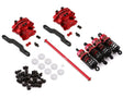YEATATT-S07RD TATT-S07RD TT-02 Aluminum Performance Gear Housing & Damper Upgrade Set, Red