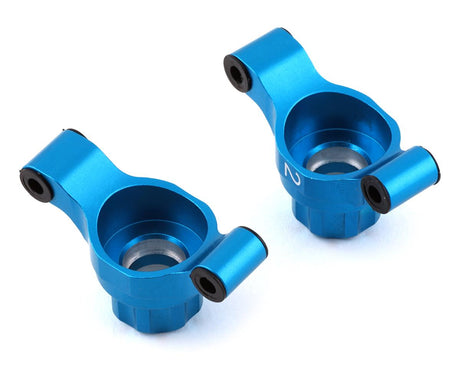 YEATT02-007-2BU TT02-007-2BU Aluminum Rear Hub/Knuckle Arm, 2 Degree, Tamiya TT-02