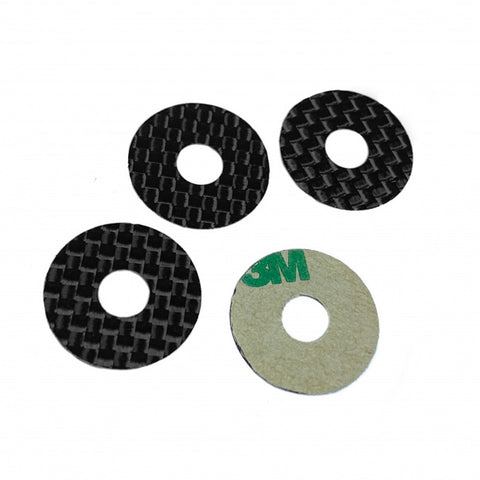 1Up Racing 10401 Carbon Fiber Protective Body Washer, 6mm Post