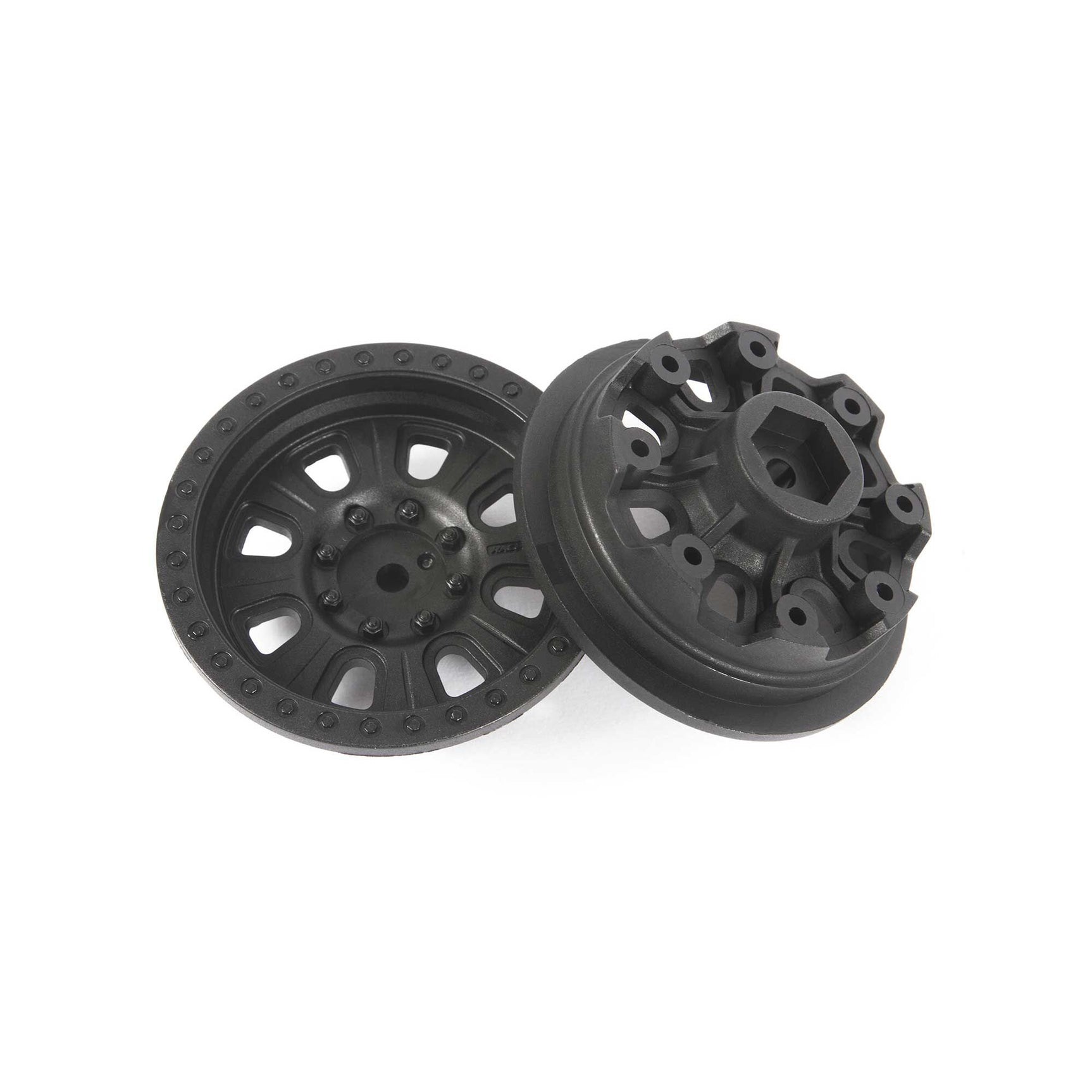Raceline Monster 1.9 Beadlock Wheels, Black