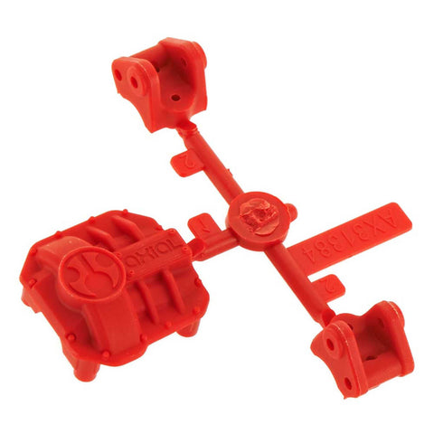 Axial AX31384 AR44 Differential Cover & Link Mounts, Red
