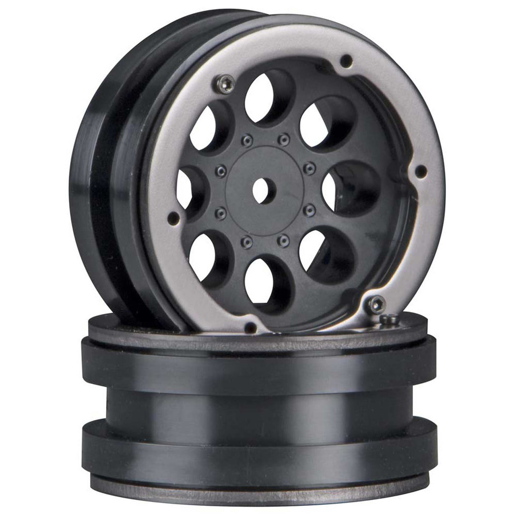 AX8087 AX8087 8-Hole 1.9" Beadlock Wheel, 12mm, Black