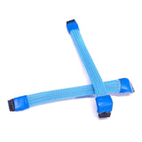 DRC-139-AN-BL-10-Obsidian 139-AN-BL-10 Leveled Up Wolf Style Sensor Wire, Angled, Obsidian/Black, 100mm