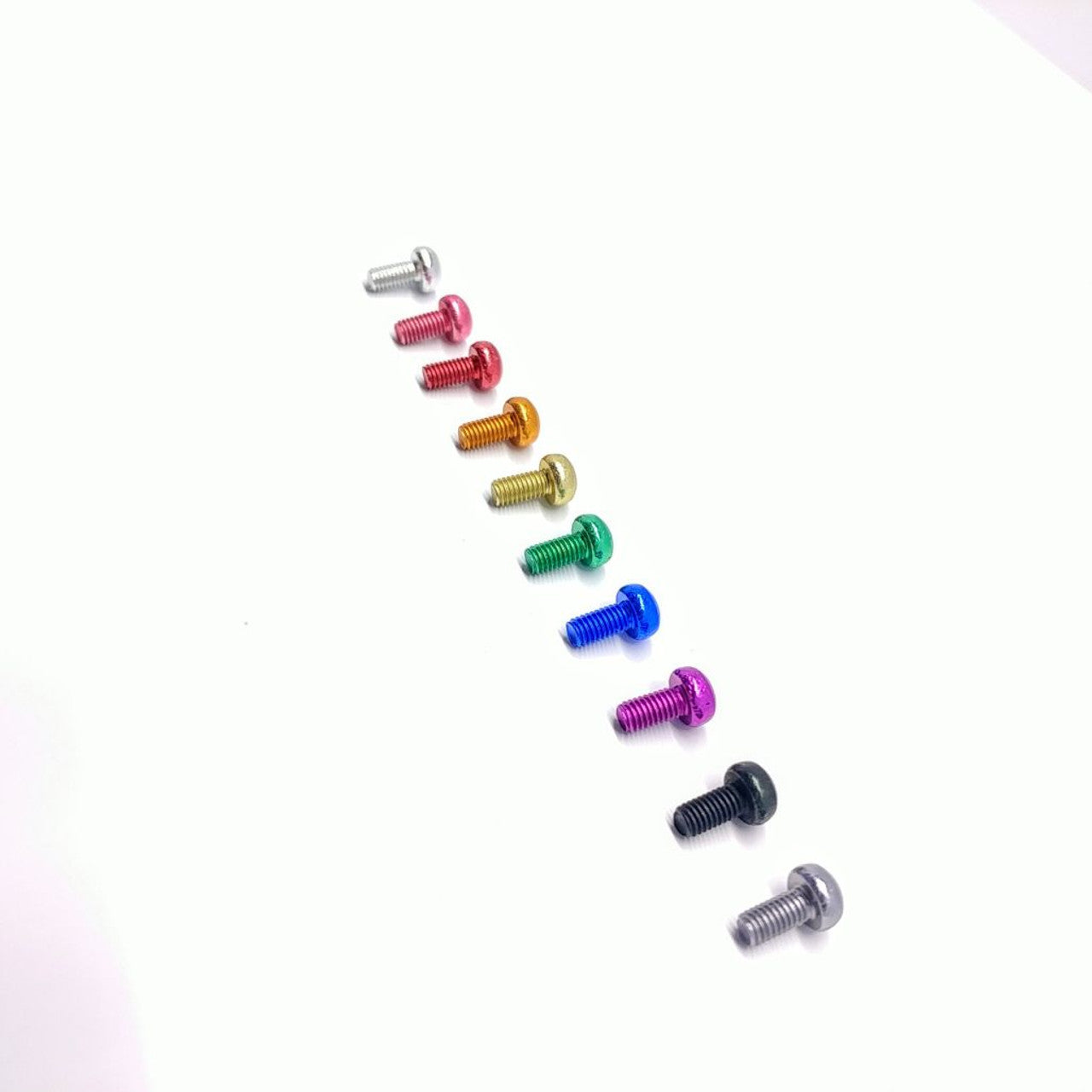 DRC-Inertia-Al-M3x8-Orange Inertia-Al-M3x8-Orange Inertia Aluminum Screws, M3x8mm, Orange (10)