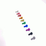 DRC-Inertia-Al-M3x10-Silver Inertia-Al-M3x10-Silver Inertia Aluminum Screws, M3x10mm, Silver (10)