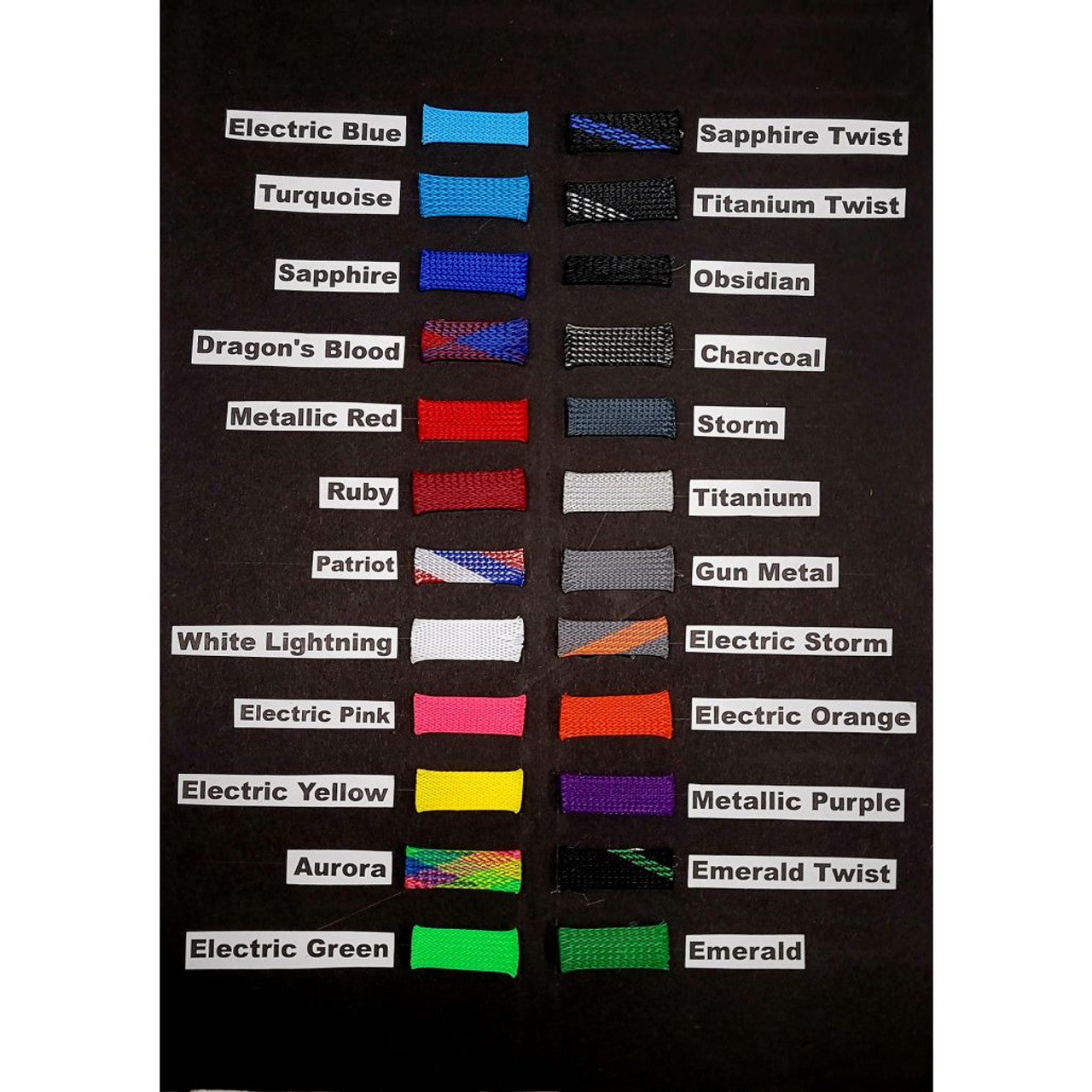 Leveled Up Wolf Style Sensor Wire, Angled, Obsidian/Black, 100mm