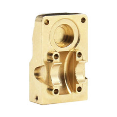 Hot Racing SXTF12CP Brass Diff Cover & Stainless Steel Skid Plate