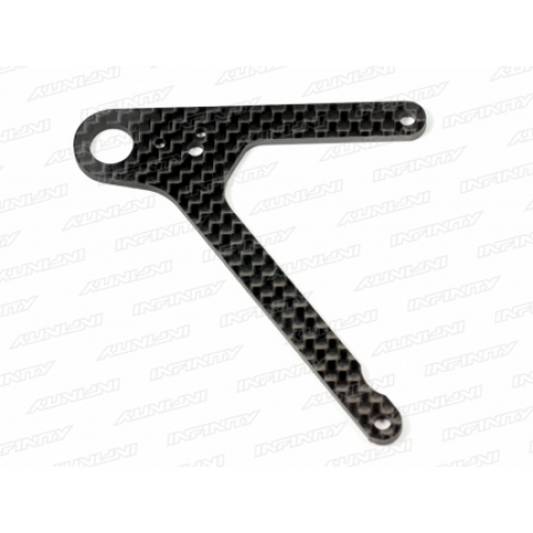 Inf1nity F064 Graphite Front Lower Arm, 2mm Wide