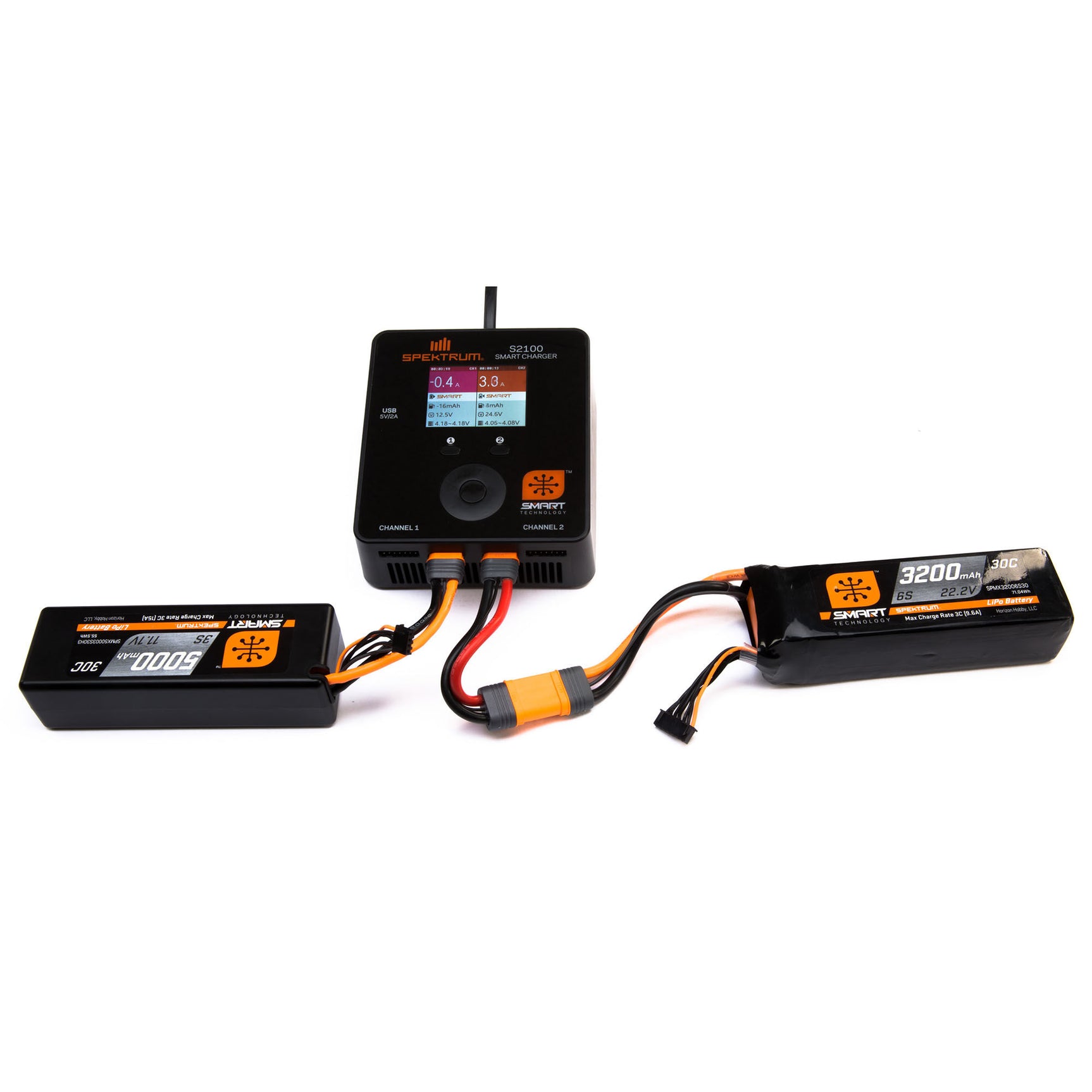 Smart 11.1V 3S LiPo Battery, 30C 2200mAh, IC3