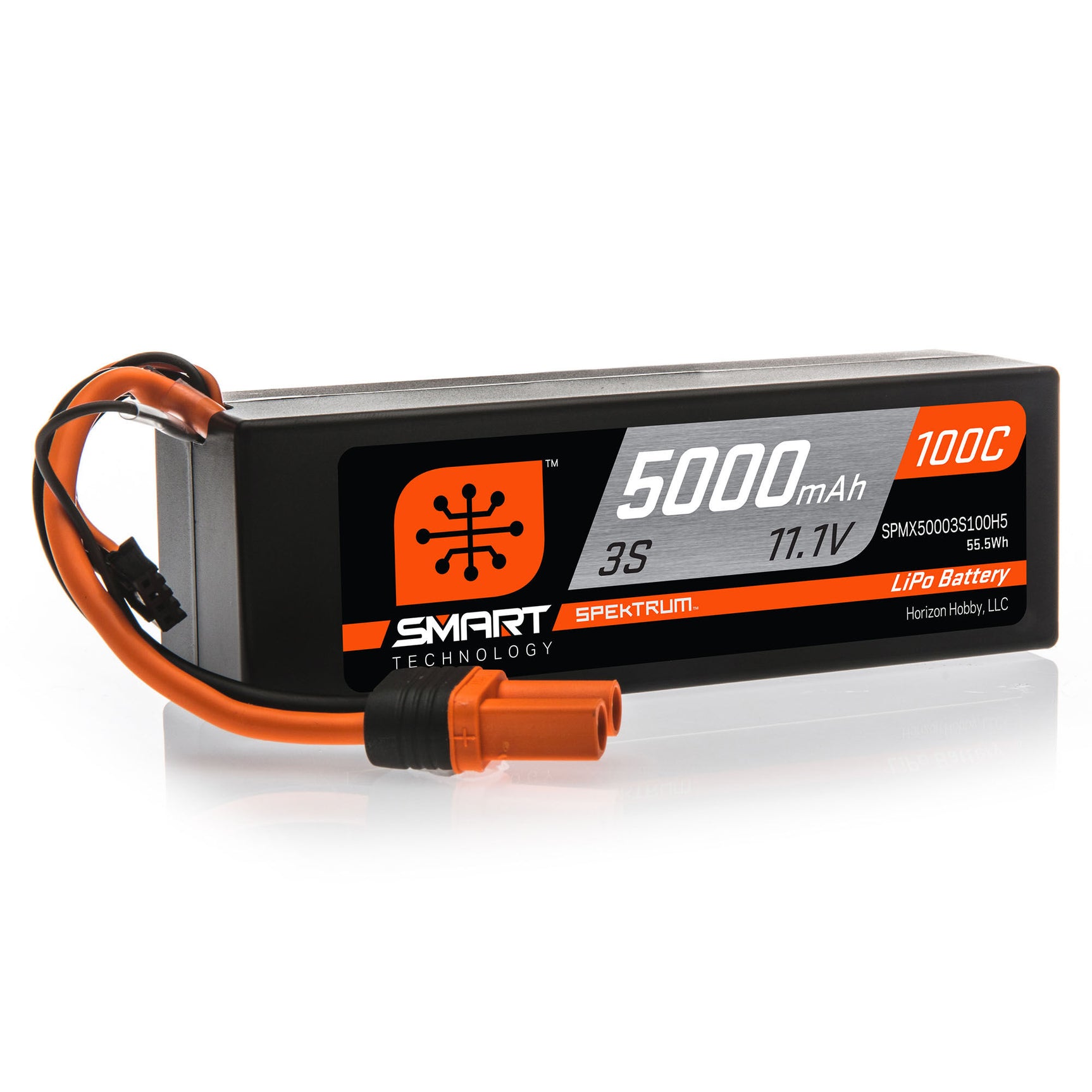 SPMX50003S100H5 SPMX50003S100H5 Smart 3S 11.1V 3S LiPo Battery, 100C 5000mAh, IC5