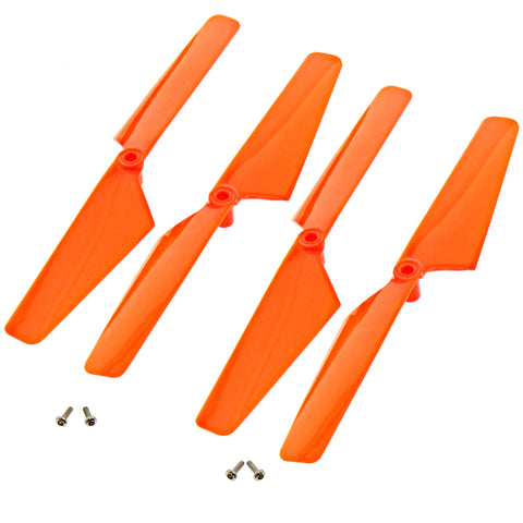 Traxxas LaTrax Alias Quadcopter 4 Orange Rotor Blades & Screws