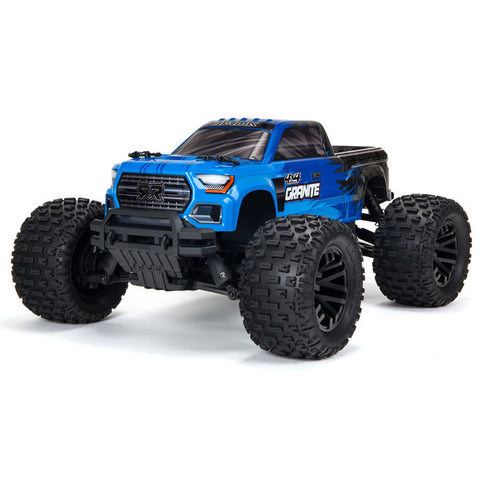 Arrma ARA4202V3T1 Granite Mega 550 V3 1/10 4WD Monster Truck, Blue