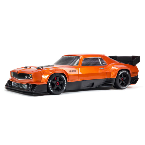 Arrma ARA7617V2T2 Felony 6S BLX 1/7 4WD Street Bash Muscle Car RTR, Orange