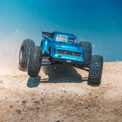 Arrma ARA8611V5T2 Notorious 6S v5 BLX Brushless 1/8 4WD Stunt Truck, Blue