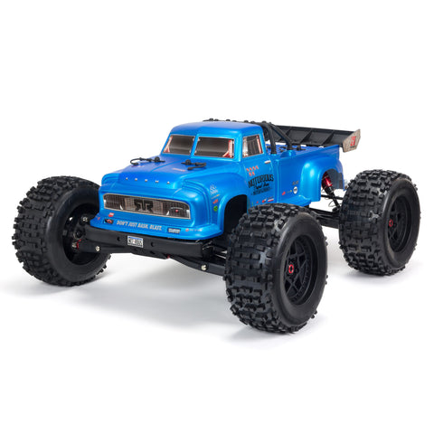 Arrma ARA8611V5T2 Notorious 6S v5 BLX Brushless 1/8 4WD Stunt Truck, Blue